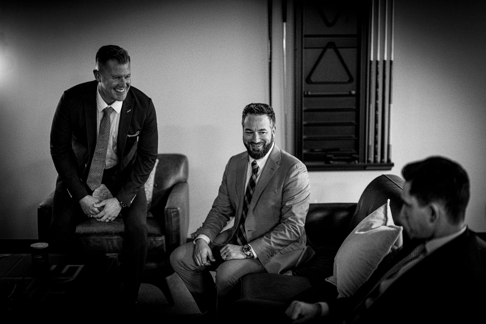 PHG advisors sharing a laugh in the lounge